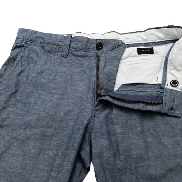 J.Crew Pants Mens Size 30x32 (Fits 30x31) Chino 484 Slim Fit Linen Blend Blue - Picture 3 of 7